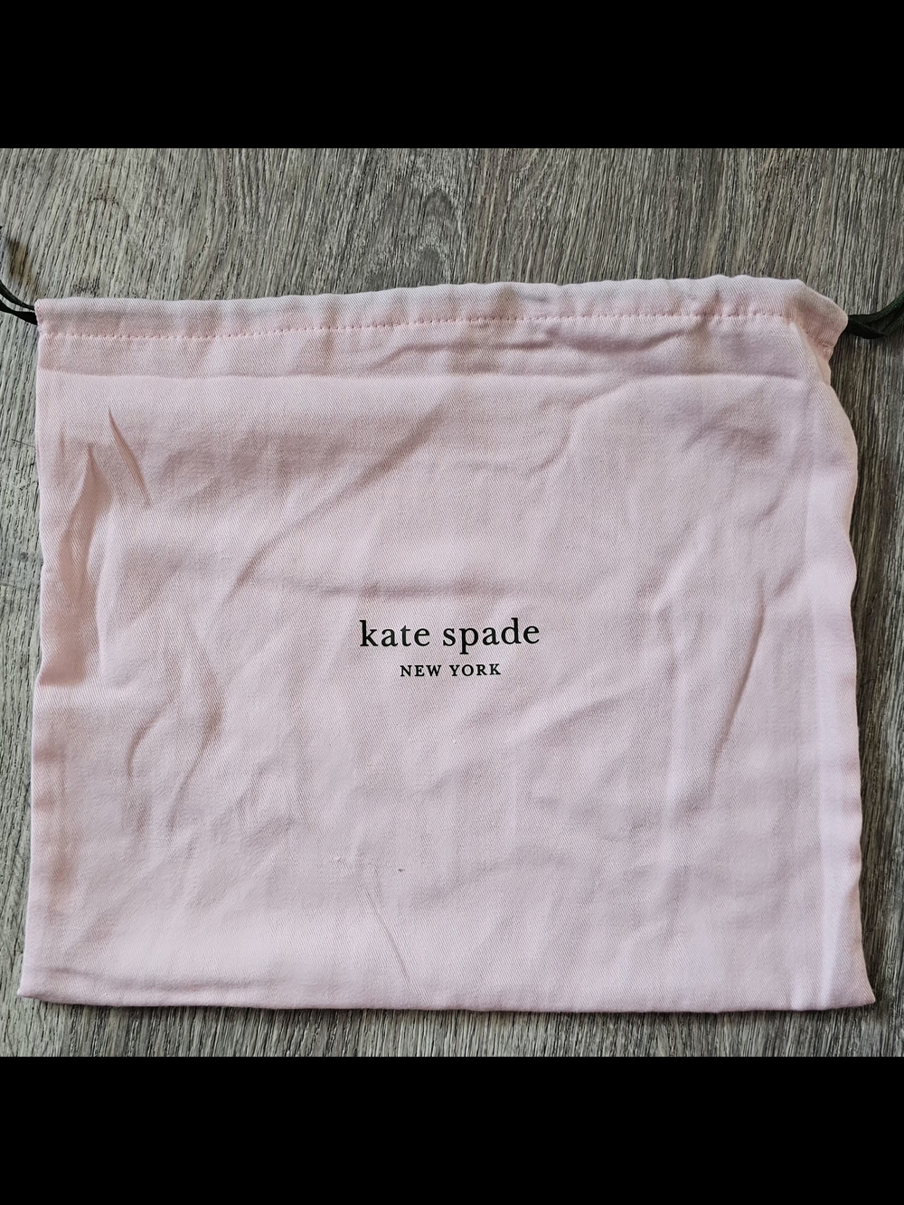 Kate Spade New York Pink Drawstring Dust Bag Cover 12” x 12”